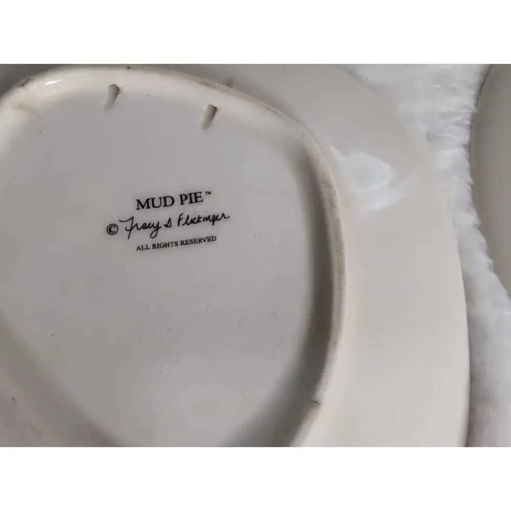 Mud Pie Tracy Flickinger Margaritas Tray Small Pair Of Plates